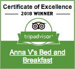 Anna V's Bed & Breakfast on Trip Advisor
